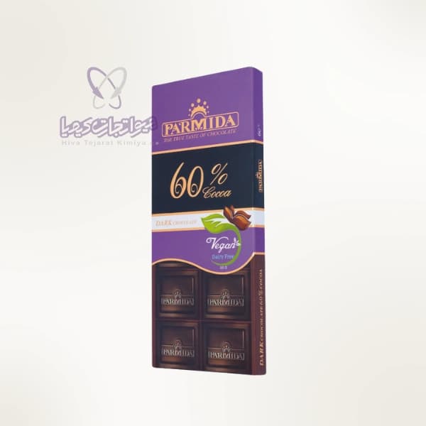 شکلات تابلت تلخ 60 درصد پارمیدا -80گرمی