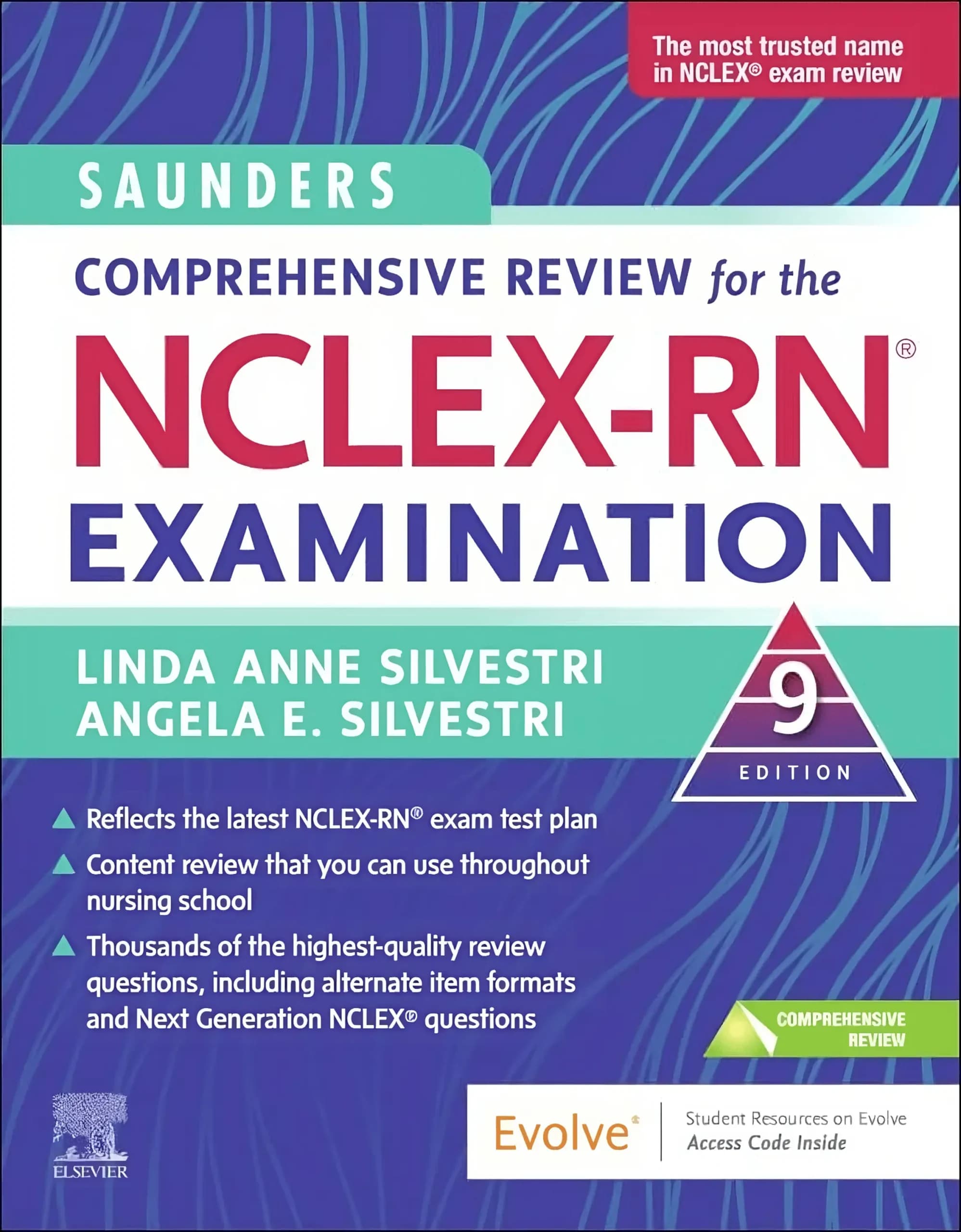 کتاب مرور جامع ساندرز – SAUNDERS COMPREHENSIVE REVIEW FOR THE NCLEX-RN 9th – ویرایش نهم