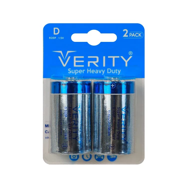 باتری بزرگ VERITY مدل Super Heavy Duty کارتی 2 عددی — تصویر ۳