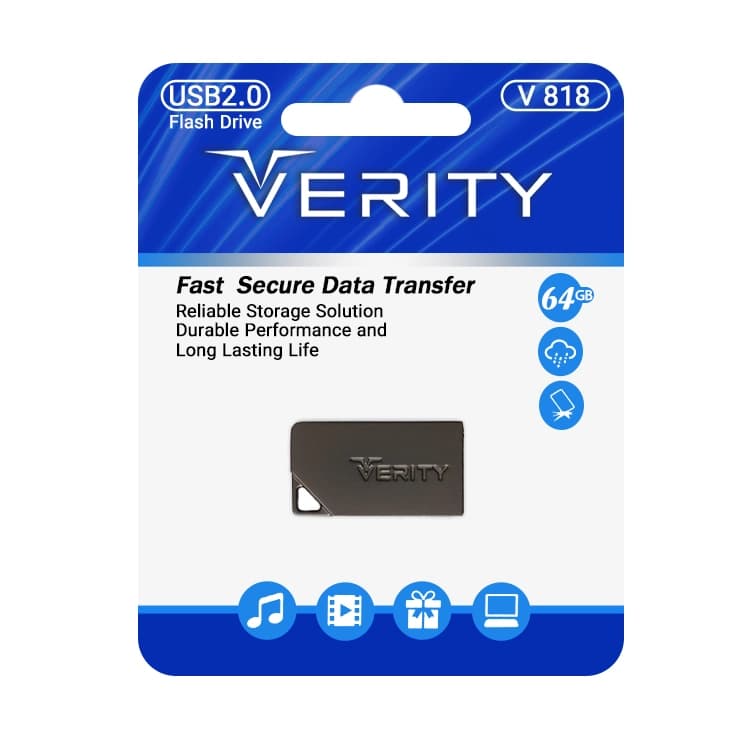 فلش 64 گیگ VERITY مدل V818 — تصویر ۳