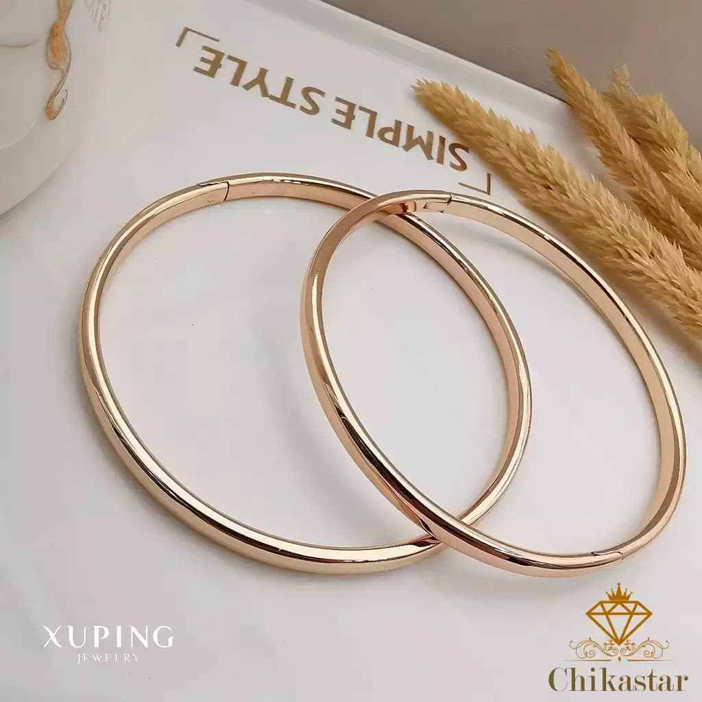 دستبند النگویی آینه ای ژوپینگ مدل OX012
