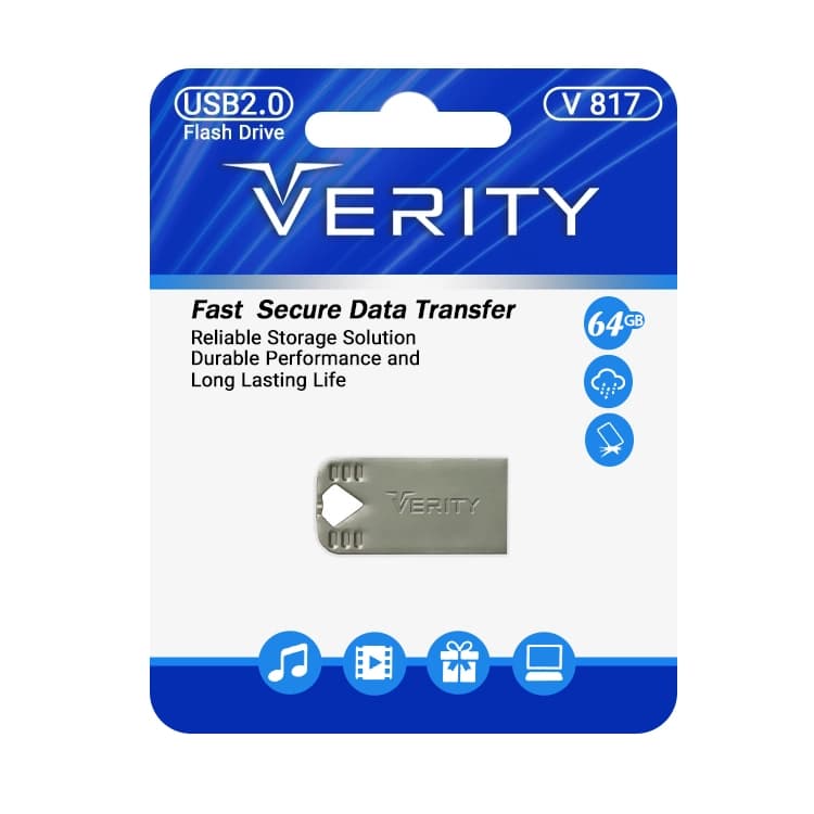 فلش 64 گیگ VERITY مدل V817 — تصویر ۳