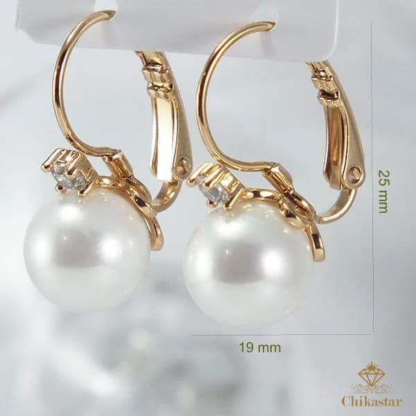 گوشواره ژوپینگ مدل EX013 — تصویر ۲