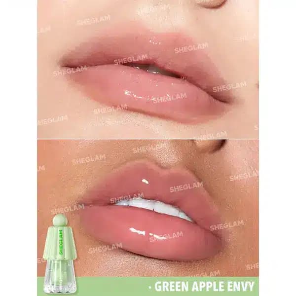 روغن لب آبرسان JELLY WOW رنگ ‏Green Apple — تصویر ۳