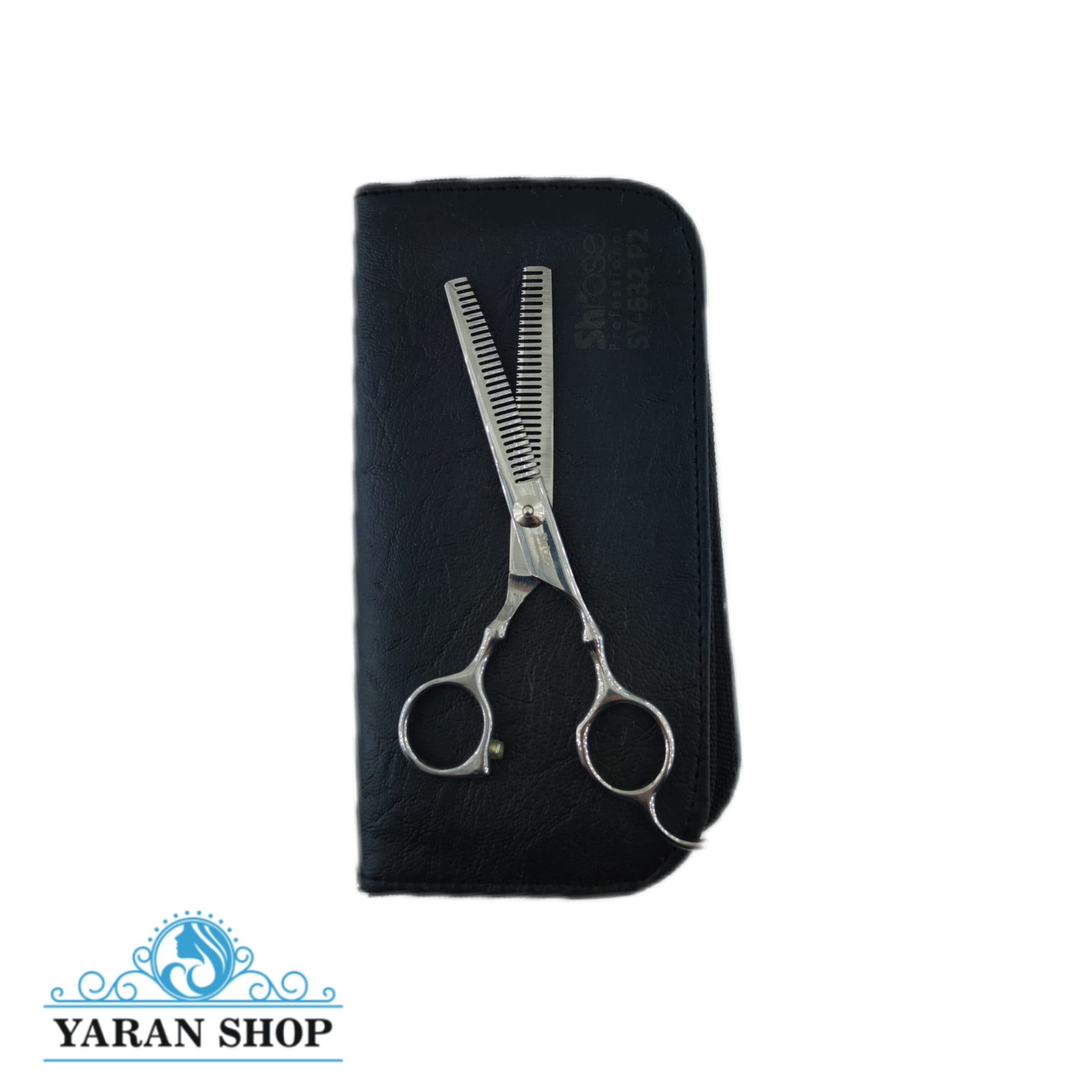 قیچی پیتاژ 2 طرفه آرایشگاهی شی رز مدل – SY632 P2 (با کیف محافظ) — تصویر ۲
