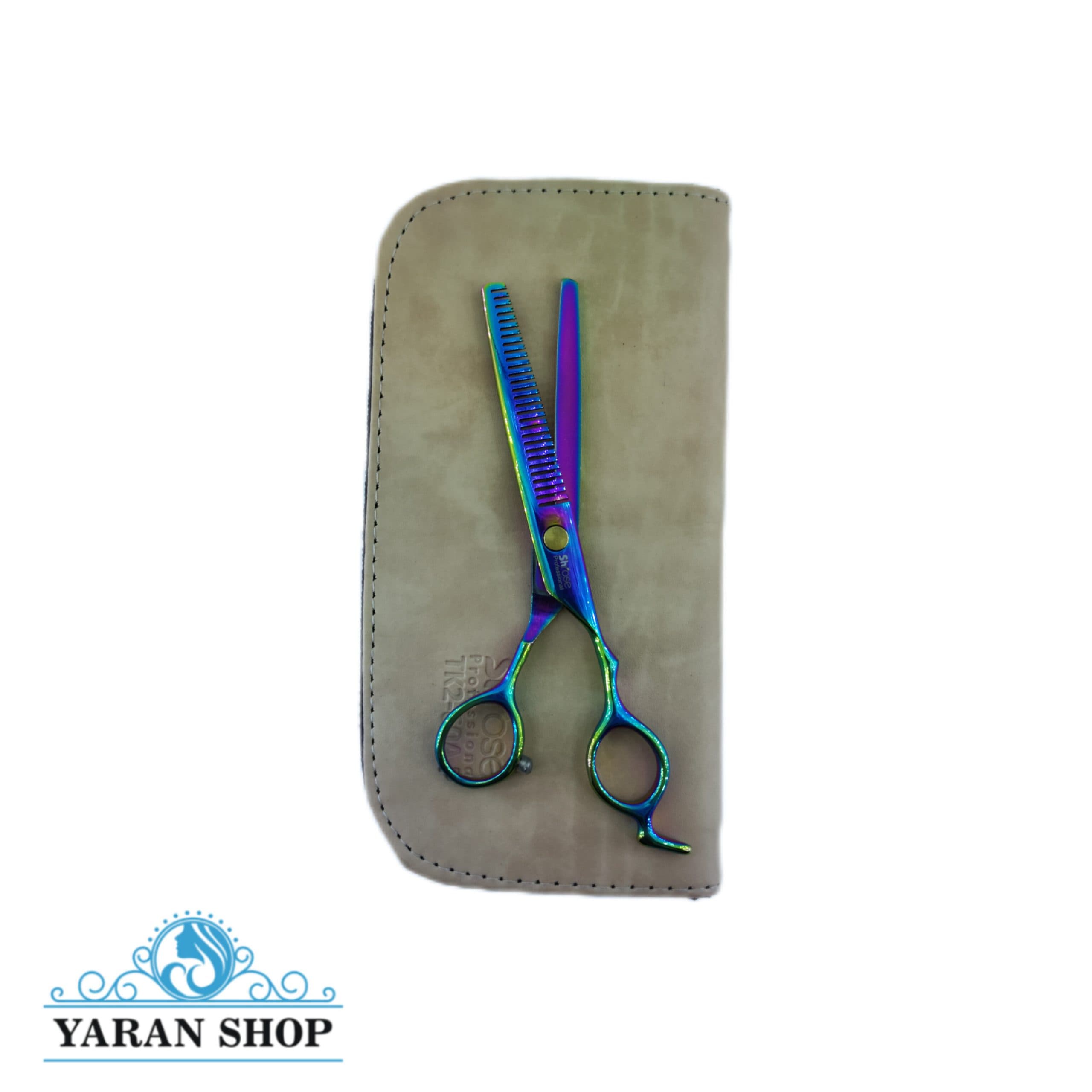 قیچی پیتاژ آرایشگاهی شی رز مدل – TK2(6AP) (با کیف محافظ) — تصویر ۲
