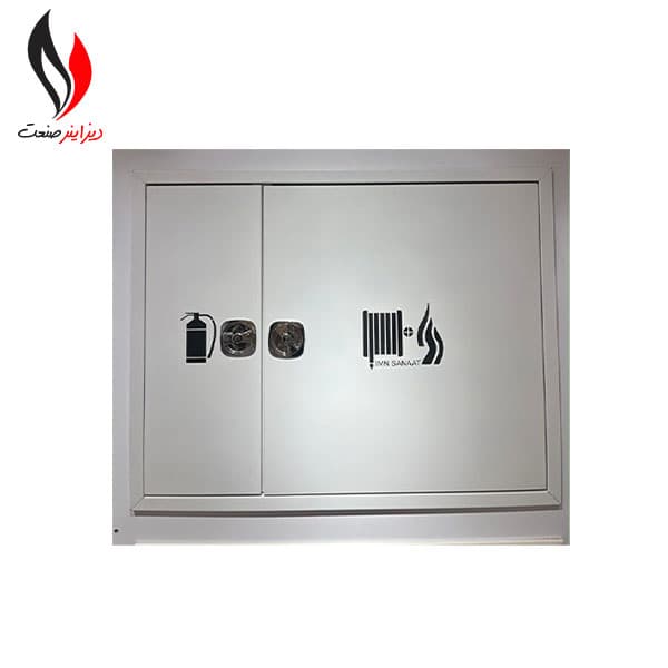 جعبه آتش نشانی دوکابین ایستاده (عمودی)