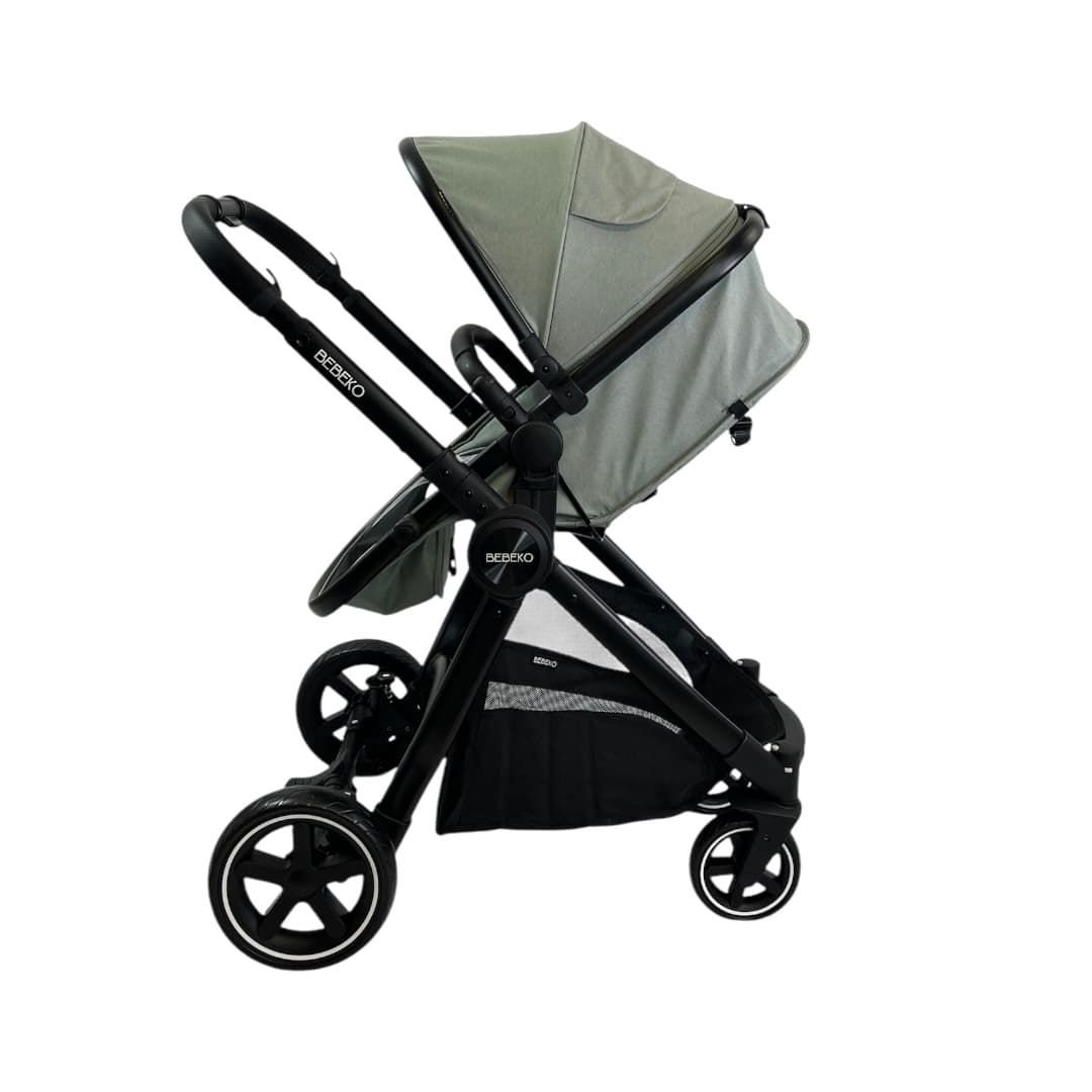 سرویس کالسکه BEBEKO مدل دیاموند isize/ black Green — تصویر ۱۰