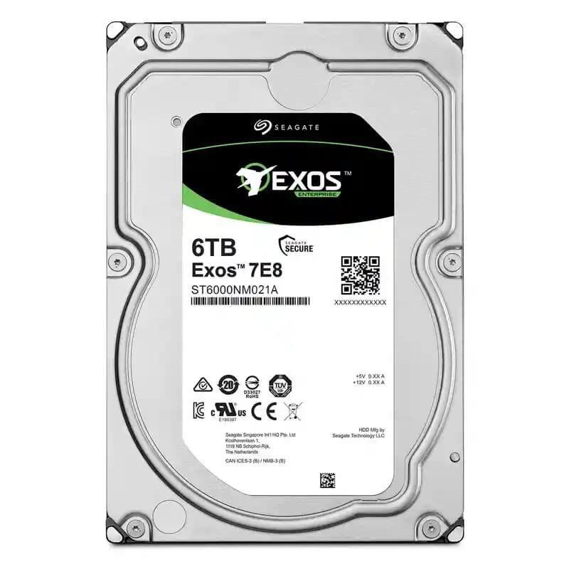 هارد سرور سیگیت Exos 6TB Enterprise؛ 7200RPM (SAS/SATA)