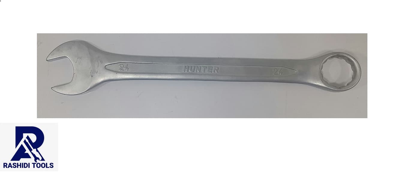 آچار یکسر تخت یکسررینگی Hunter 24 mm — تصویر ۲