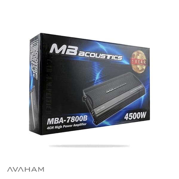 آمپلی فایر ام بی آکوستیک مدل MBA-7800B — تصویر ۹