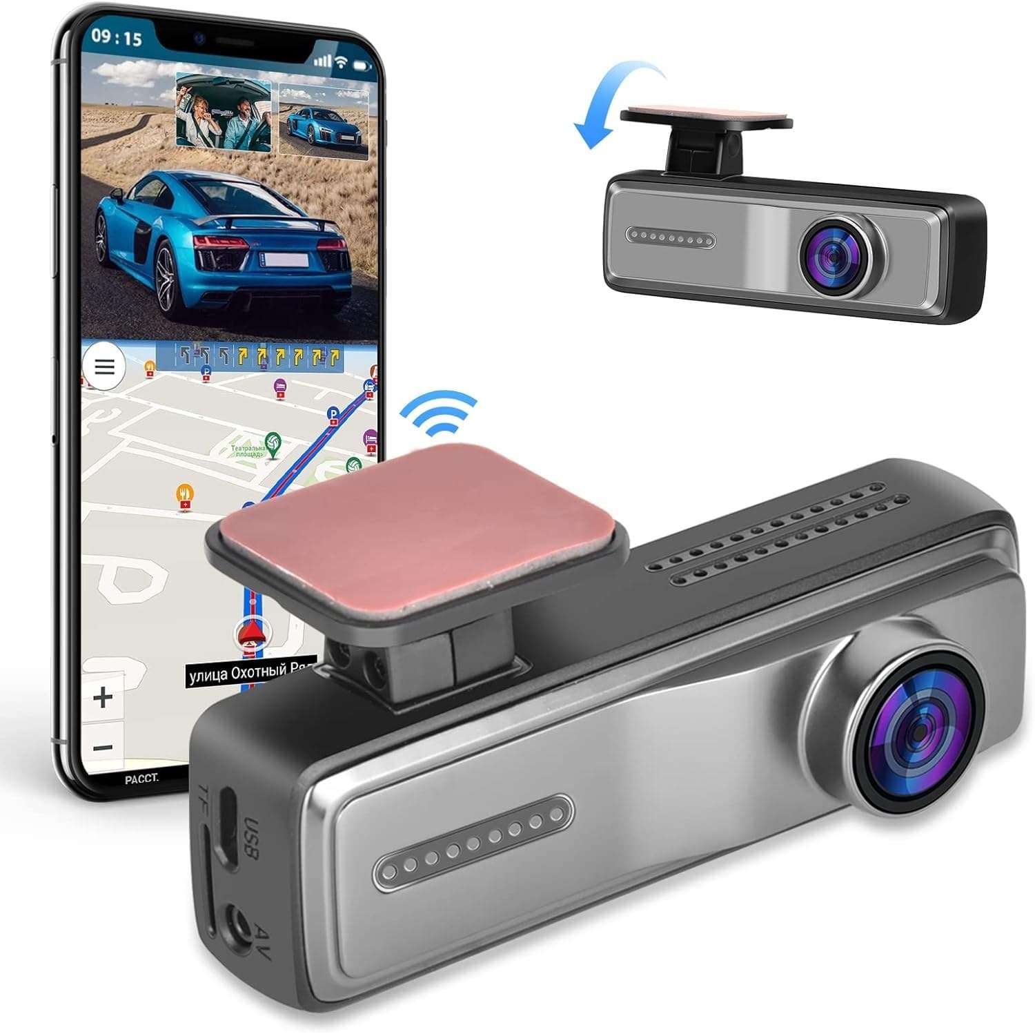 دوربین ثبت وقایع خودرو مدل v8 — تصویر ۲