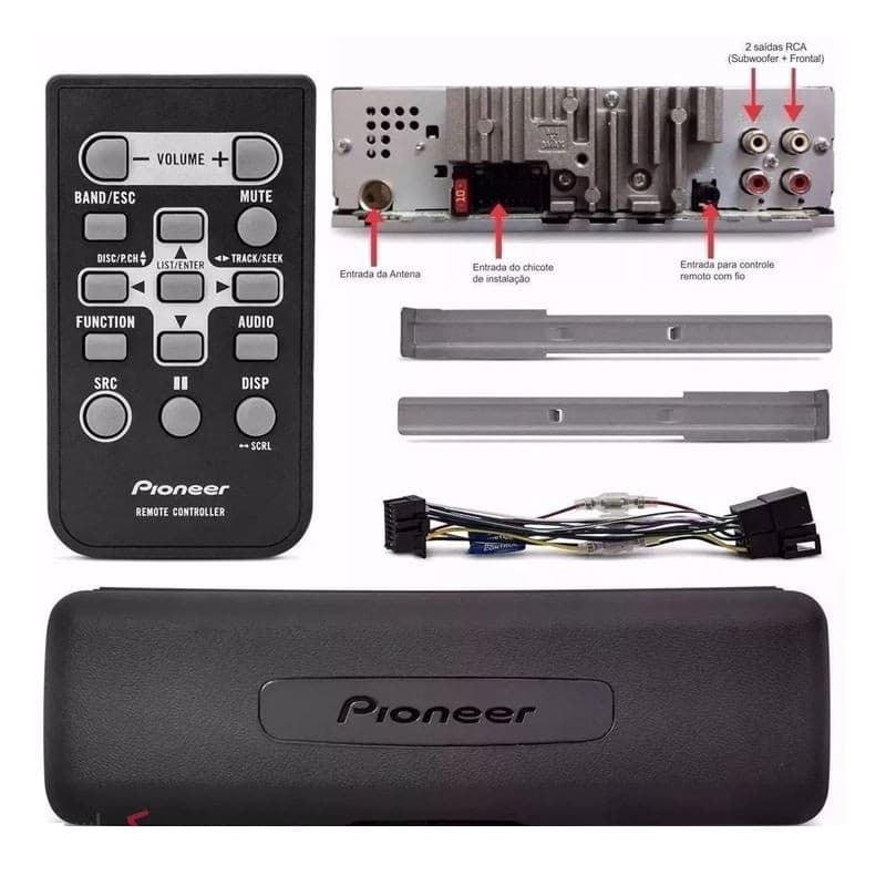 ضبط پایونیر مدل Pioneer DEH-S1250UB با گارانتی اصلی — تصویر ۲