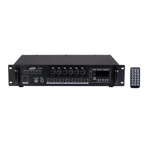 آمپلی فایر اهمی ولتی 650 وات 6 زون secom مدل SE-650