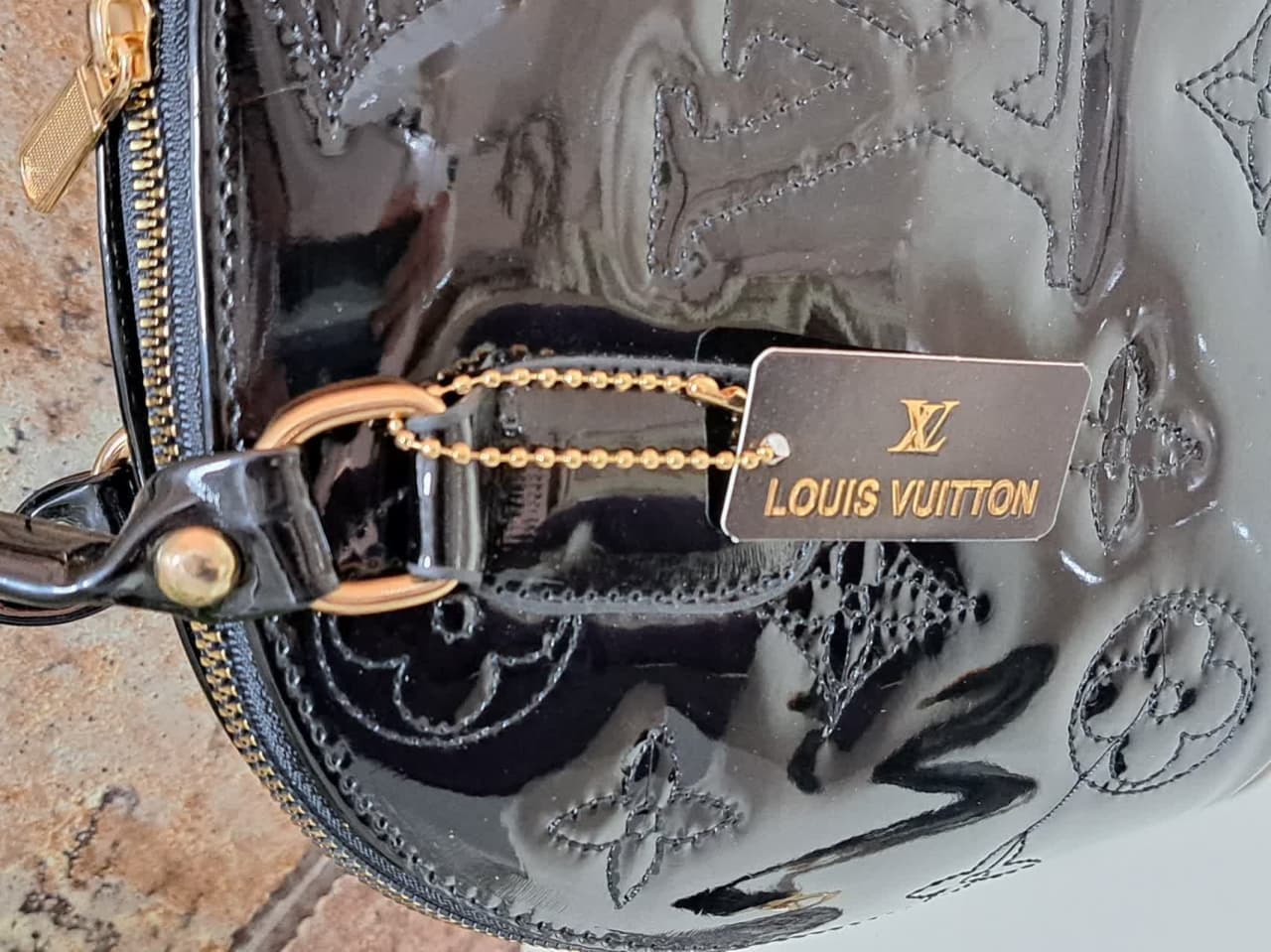 کیف زنانه مجلسی نیم گرد طرح LOUIS VUITTON کد ۳۷۷ — تصویر ۱۰