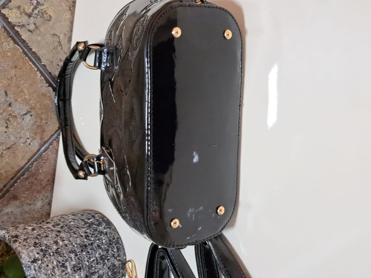 کیف زنانه مجلسی نیم گرد طرح LOUIS VUITTON کد ۳۷۷ — تصویر ۴