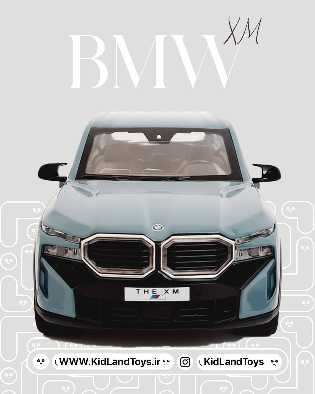 ماکت فلزی ماشین مدل بی ام وایکس ام ( BMW XM) سایز ۱:۲۴