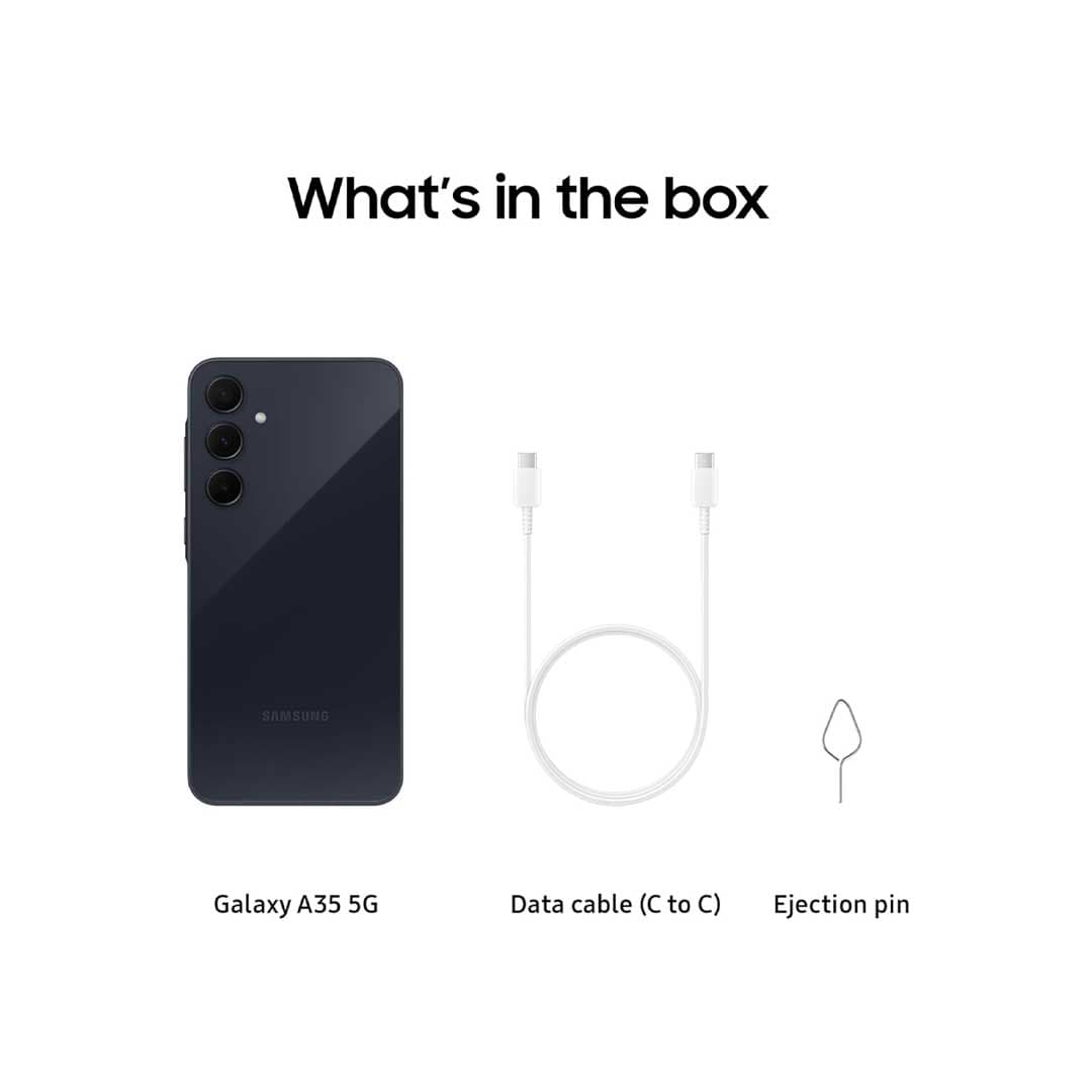 گوشی موبایل Samsung مدل Galaxy A35 5G با ظرفیت 256 گیگابایت و رم 8 – قسطی (کارکرده) — تصویر ۲