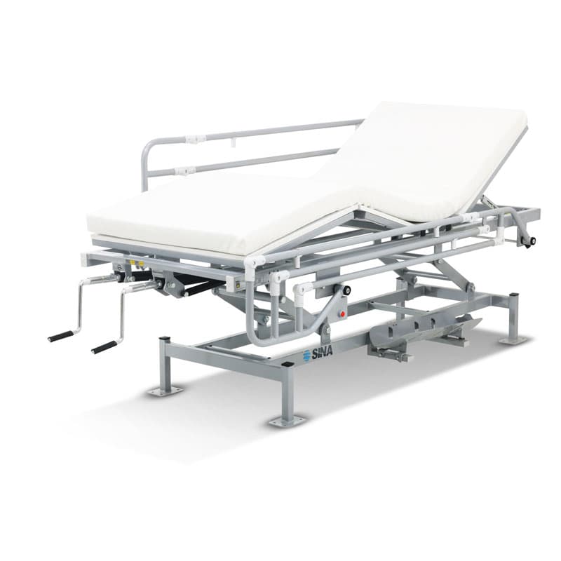 تخت احیاء بیمار سه شکن مکانيکي مدل A431OO51 – تخت CPR — تصویر ۶