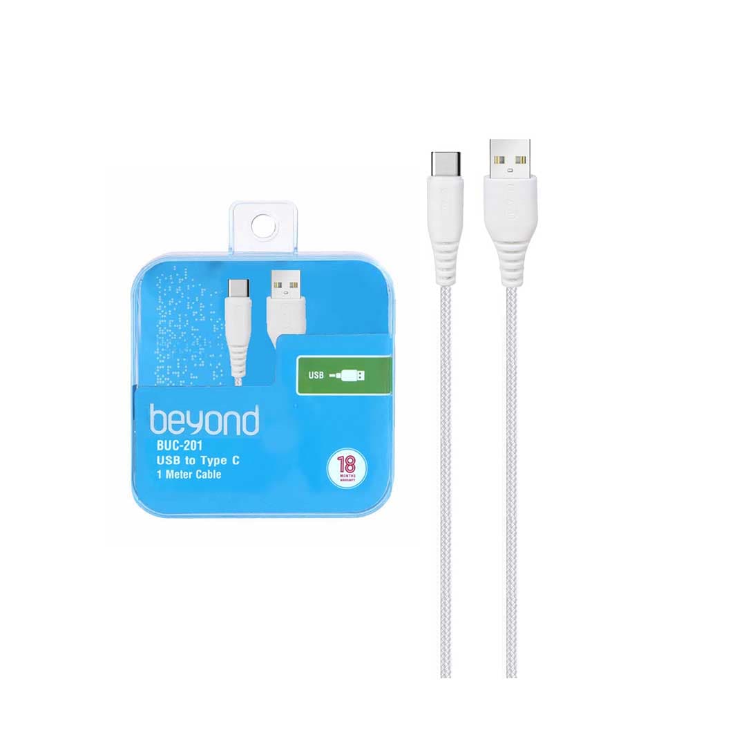 کابل شارژ Beyond Type-C مدل BUC-201 – سفید