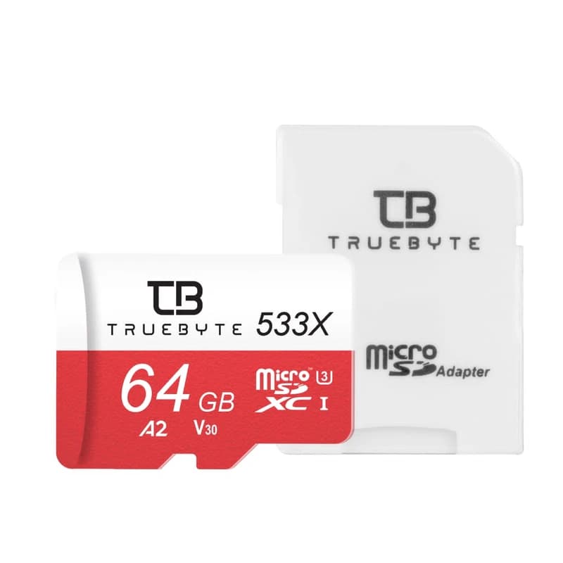 کارت حافظه microSD HC تروبایت مدل 533X-A1- V30 کلاس 10 استاندارد UHS-I U3 ظرفیت 64 گیگابایت