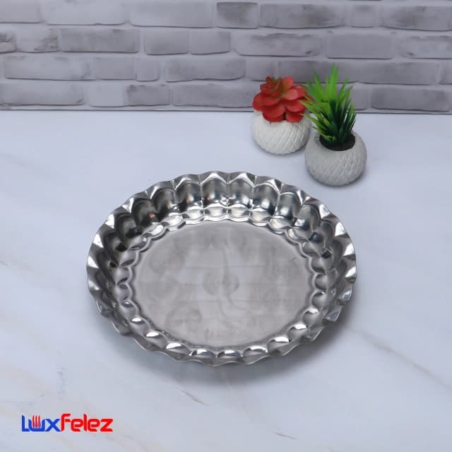 سینی گرد استیل — تصویر ۲