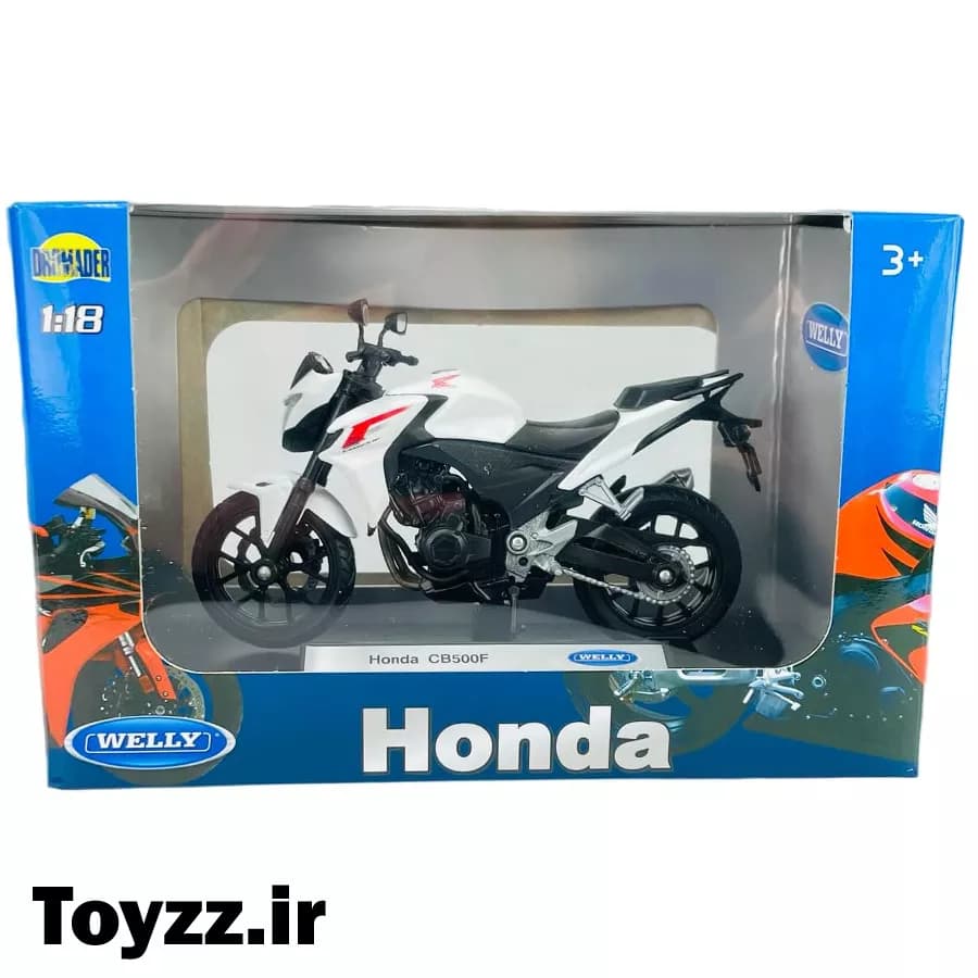 ماکت فلزی موتور هوندا برند ویلی مدل Honda CB500F — تصویر ۳
