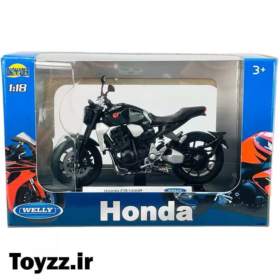 ماکت فلزی موتور هوندا برند ویلی مدل Honda CB1000R — تصویر ۳