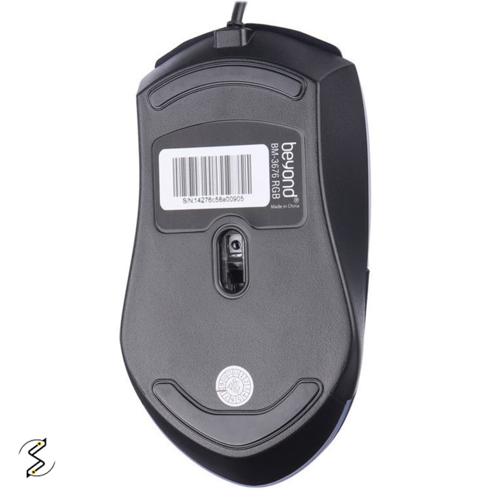 ماوس باسیم Beyond مدل BM-3676W – مشکی (گارانتی) — تصویر ۶