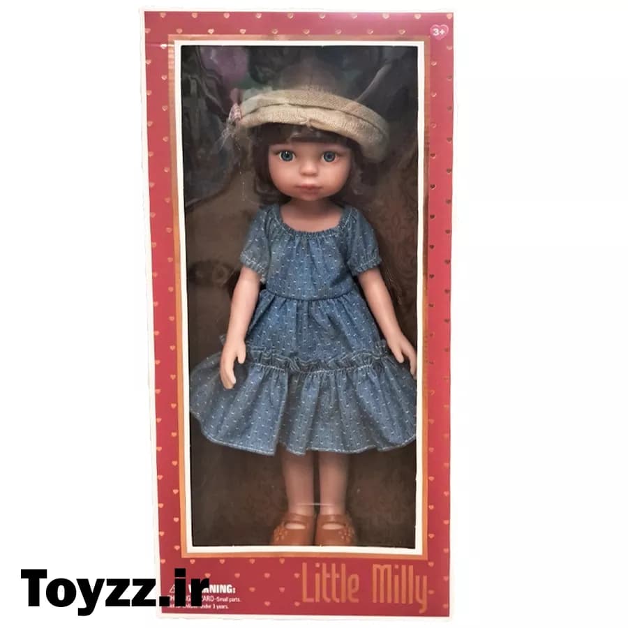 عروسک دختر little milly ارتفاع 35 سانتی متری کد 02 — تصویر ۲
