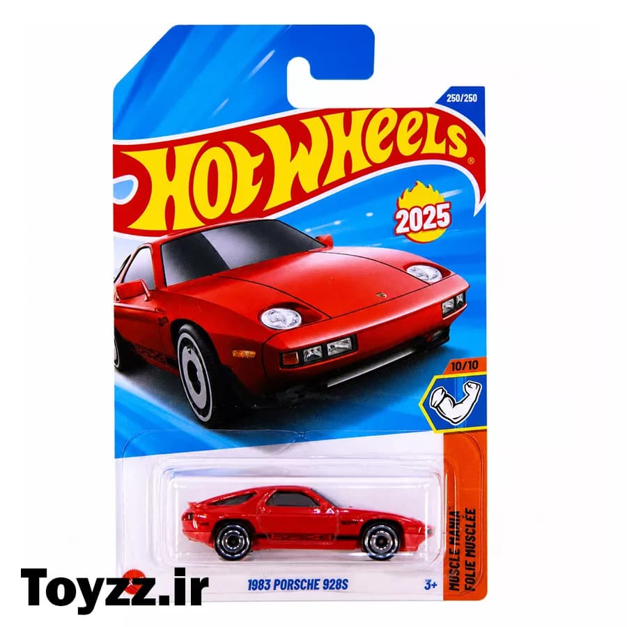 ماکت ماشین هات ویلز طرح پورشه مدل 1983 PORSCHE 928S سری MUSCLE MANIA