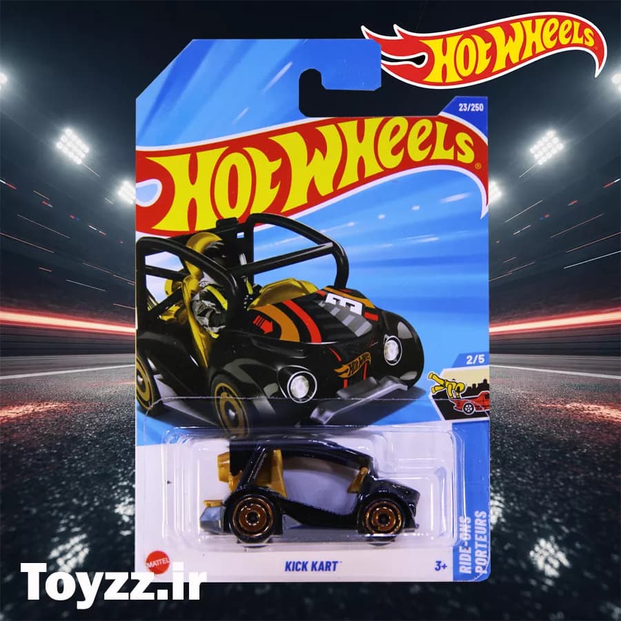 ماکت ماشین هات ویلز مدل KICK KART سری RIDE ONS — تصویر ۳