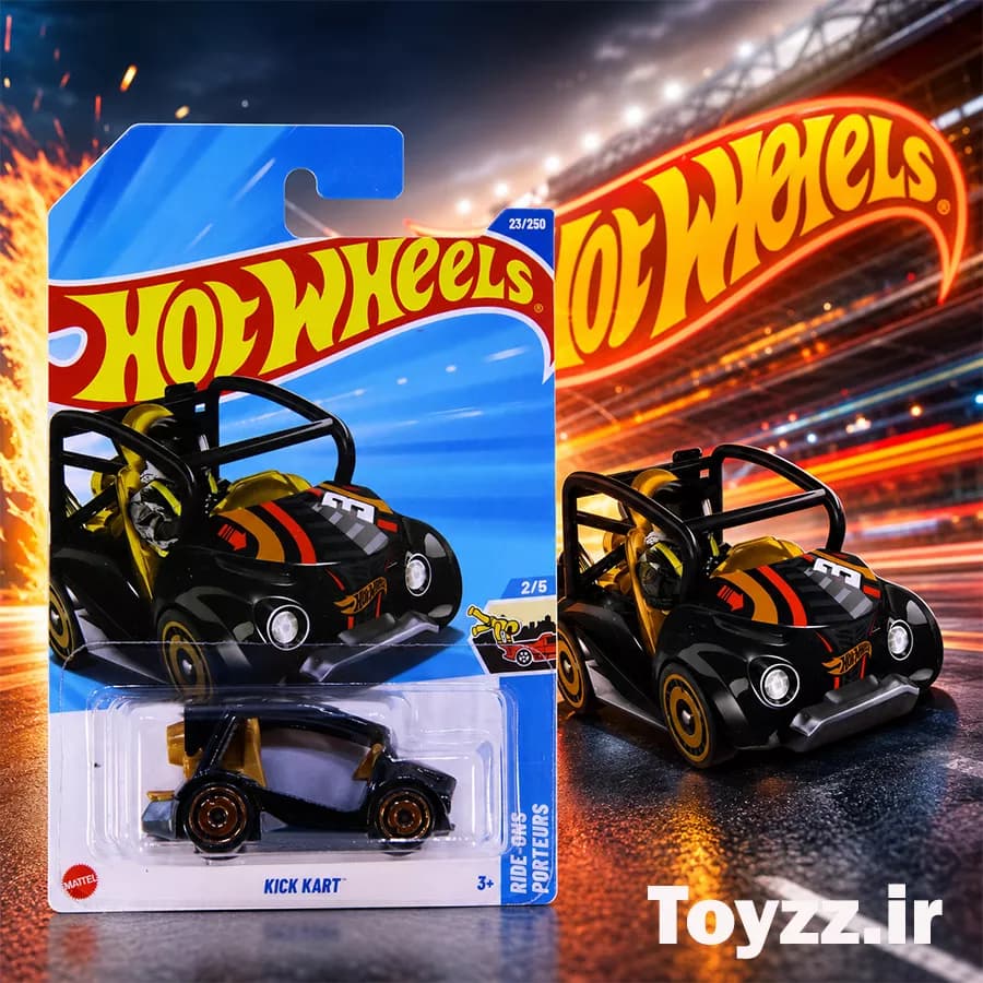 ماکت ماشین هات ویلز مدل KICK KART سری RIDE ONS — تصویر ۲