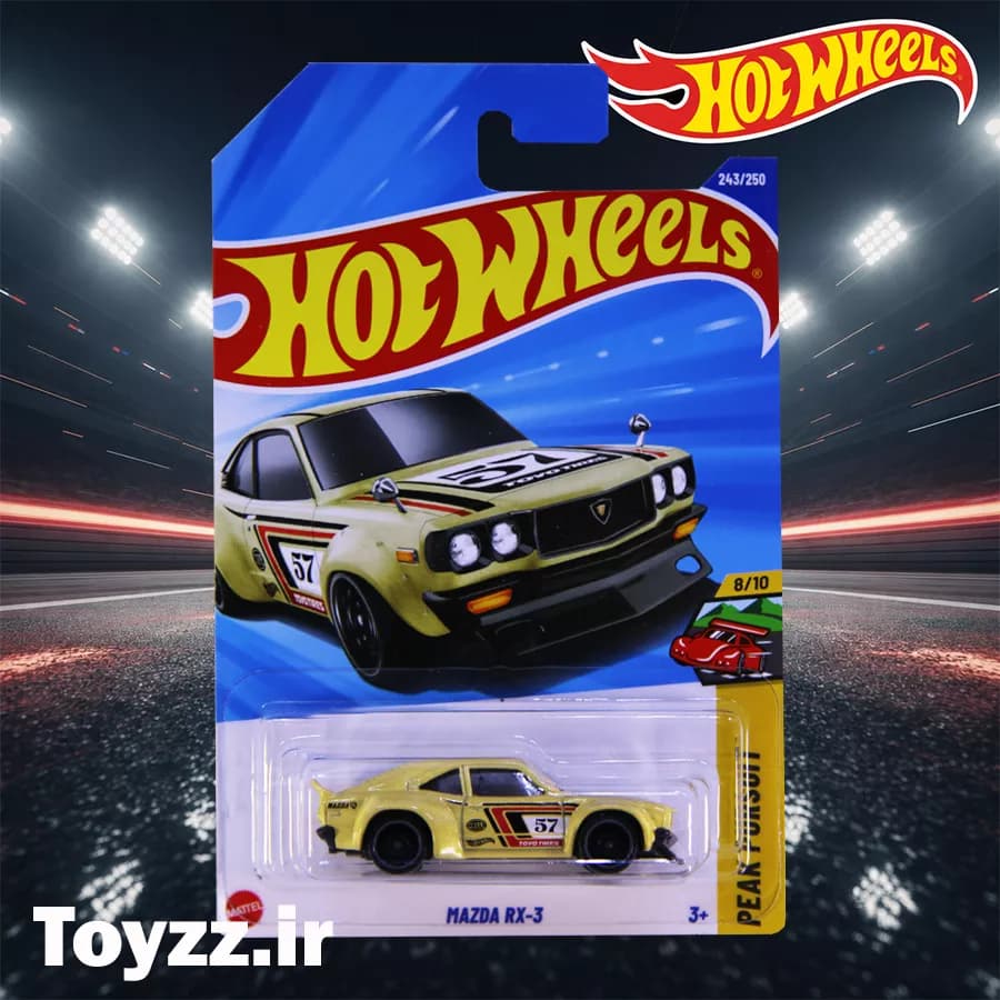 ماکت ماشین هات ویلز مدل MAZDA RX-3 سری PEAK PURSUIT