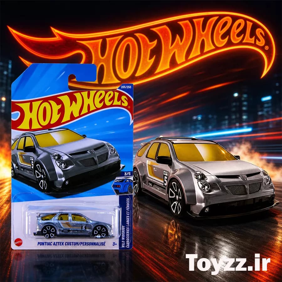 ماکت ماشین هات ویلز مدل PONTIAC AZTEK CUSTOM سری WILD WIDEBODY — تصویر ۴