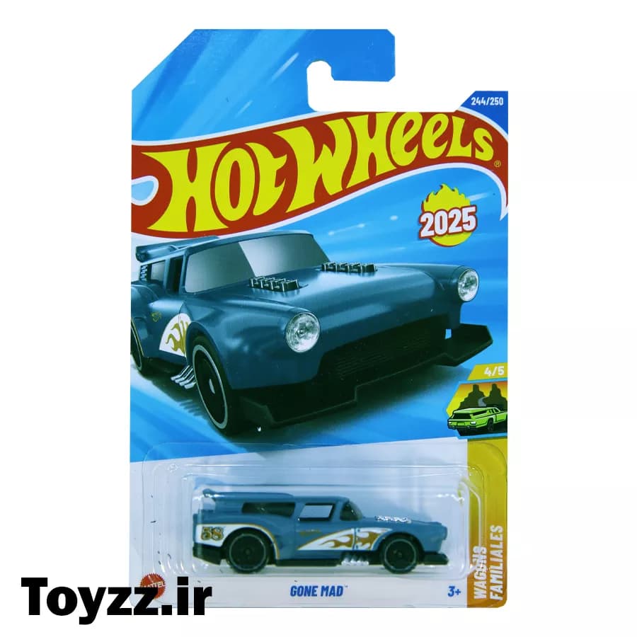 ماکت ماشین هات ویلز مدل GONE MAD سری WAGONS FAMILIALES — تصویر ۲