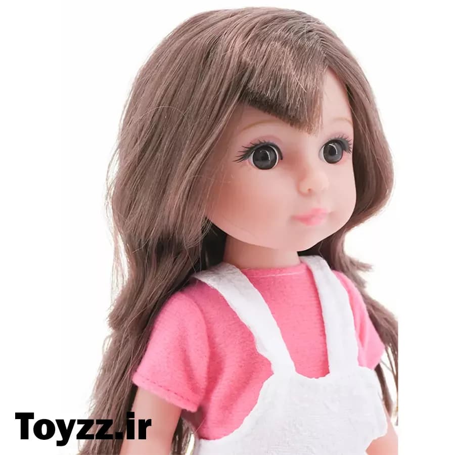 عروسک دختر sweet girl ارتفاع 30cm کد 3_9901 سفید — تصویر ۲