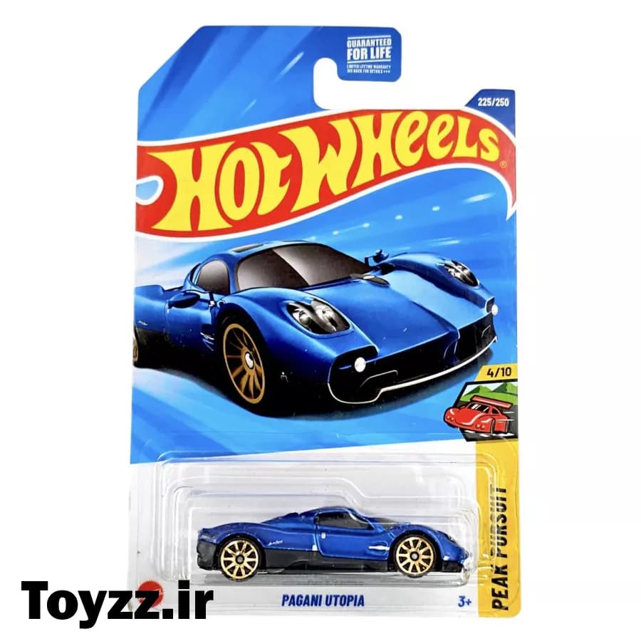 ماکت ماشین هات ویلز مدل PAGANI UTOPIA سری PEAK PURSUIT آبی
