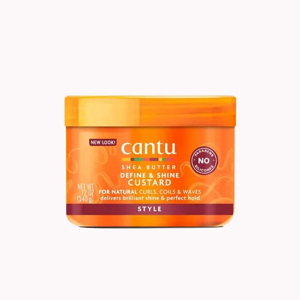 کاسترد حالت دهنده و براق کننده شی باتر کنتو Cantu موهای فر حجم 354 میل — تصویر ۲