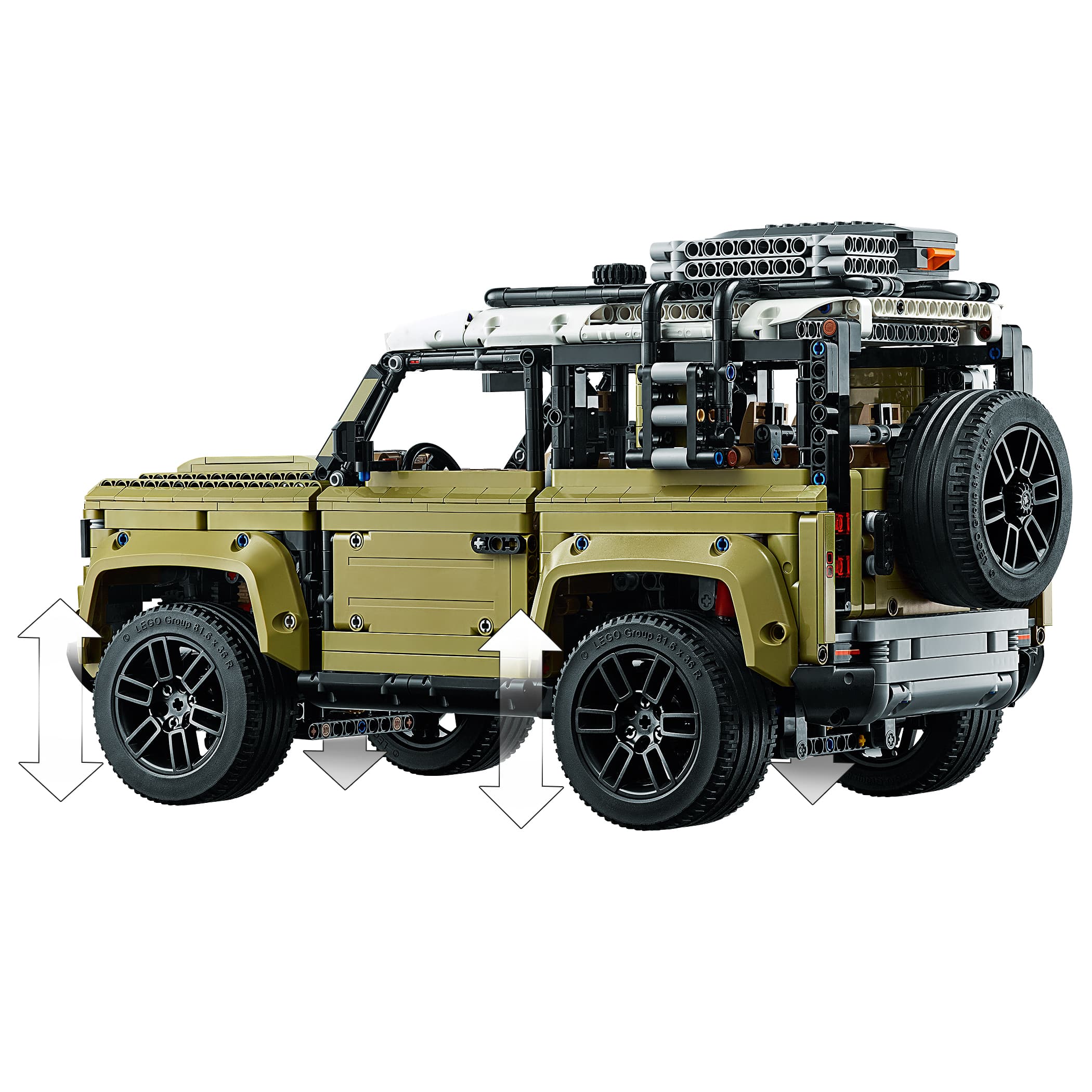 لگو سری Technic مدل Land Rover Defender 42110 — تصویر ۹