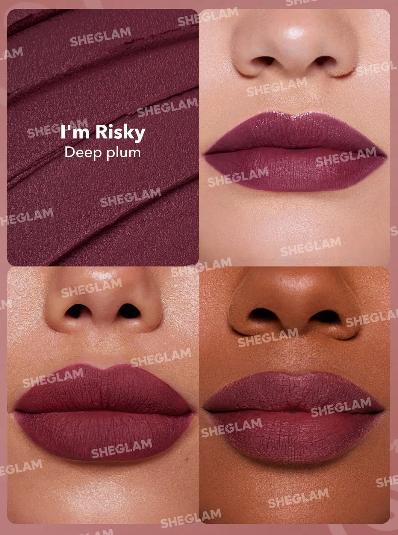 رژ لب داینامات رنگ I’m Risky — تصویر ۴