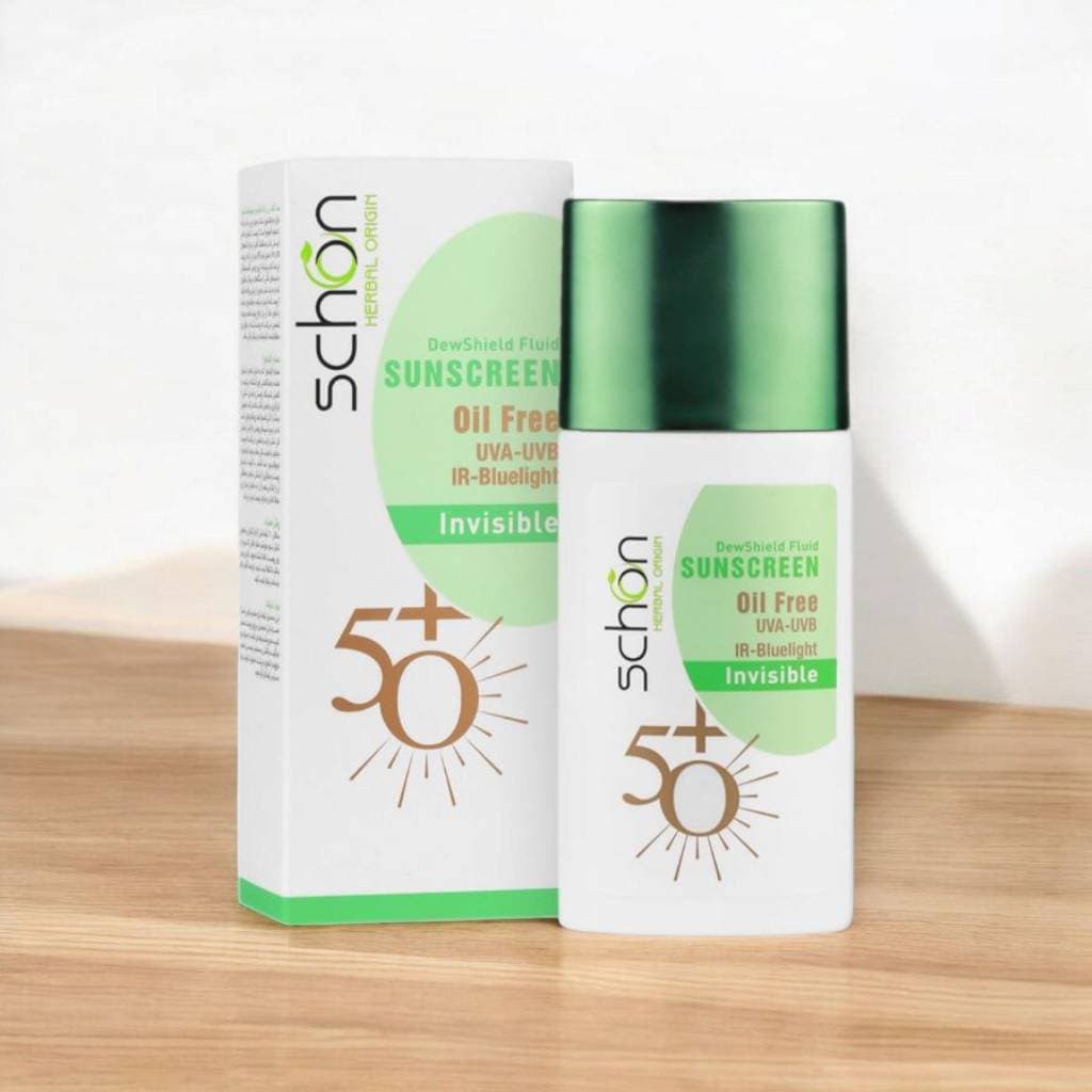 تستر فلوئید ضد آفتاب بی رنگ دیووشیلد شون schon با SPF50 مدل Sunscreen Invisible حجم 50 میل بدون جعبه — تصویر ۸