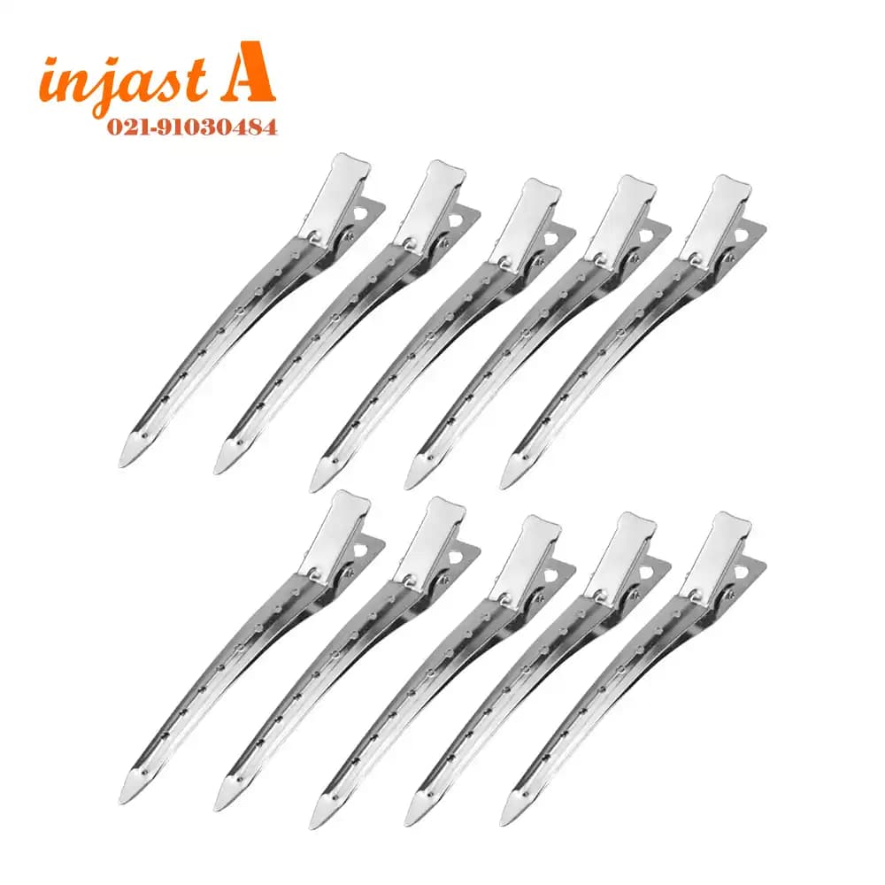 گیره فلزی مو بسته 12 تایی — تصویر ۲