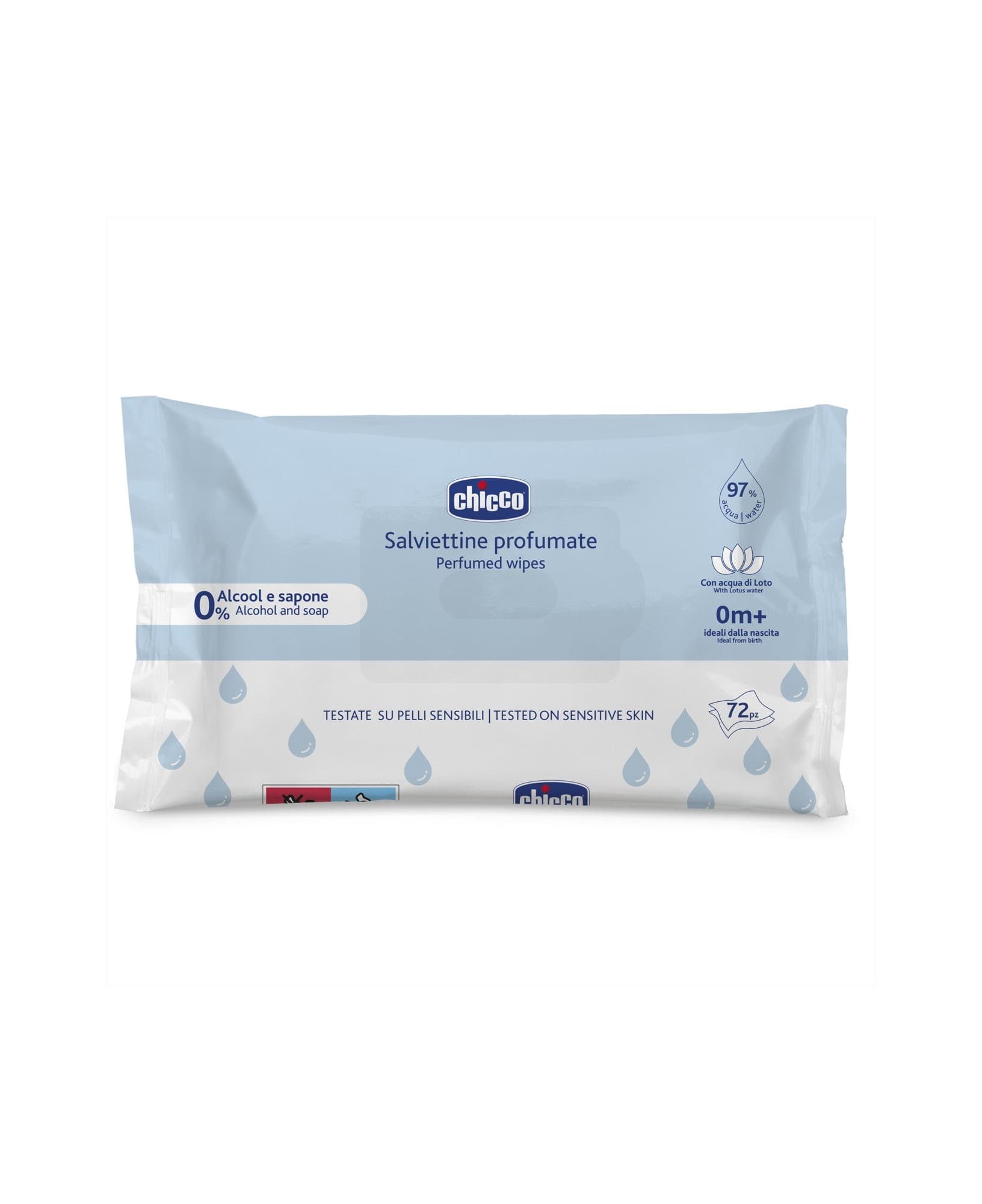دستمال مرطوب 72 عددی 97% Chicco — تصویر ۶