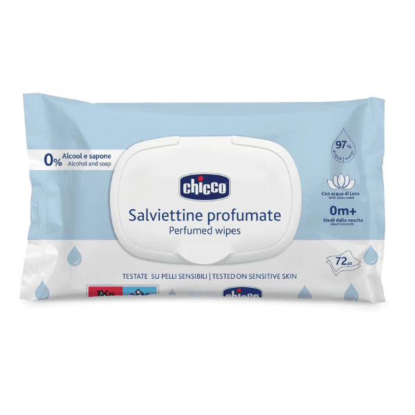 دستمال مرطوب 72 عددی 97% Chicco — تصویر ۵