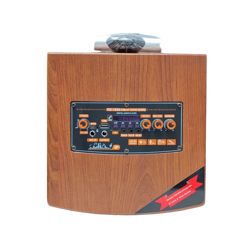 اسپیکر پارتی باکس بلوتوثی قابل حمل POODER مدل PD-1020 – مشکی ( گارانتی 6 ماهه) — تصویر ۶
