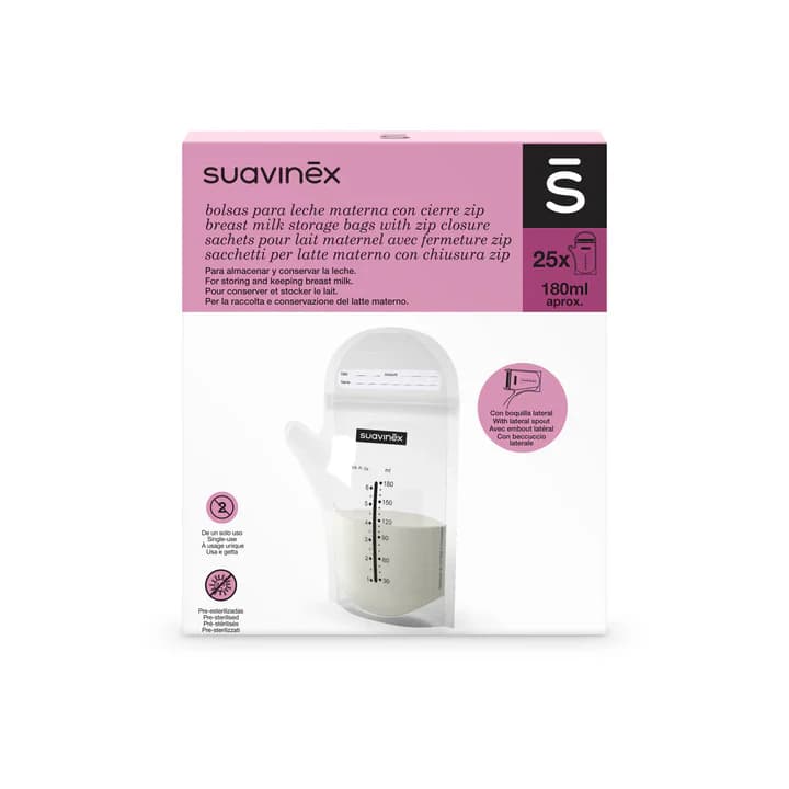 کیسه ‌ذخیره شیر مادر 25 عددی سواوینکس suavinex — تصویر ۵