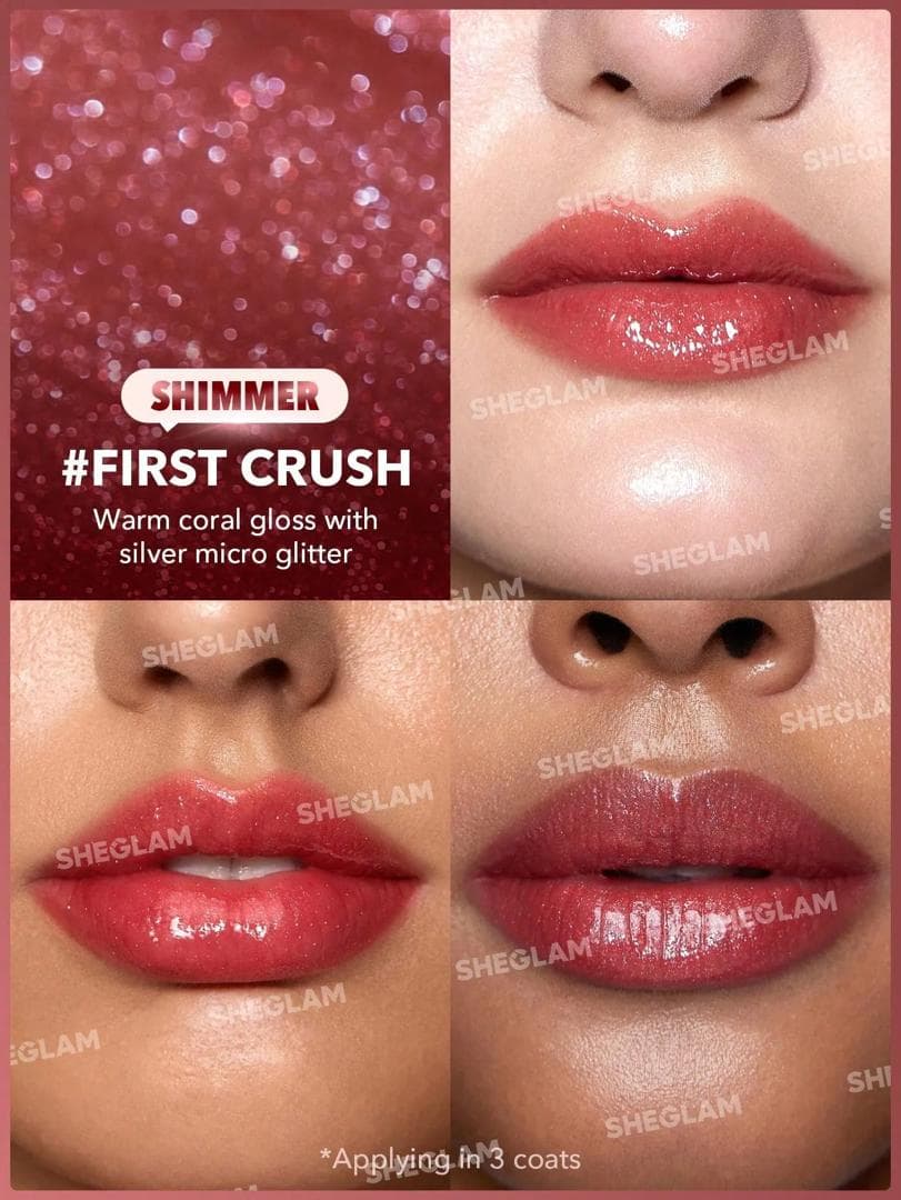 لیپ پلامپر شاین رنگ first crush — تصویر ۶
