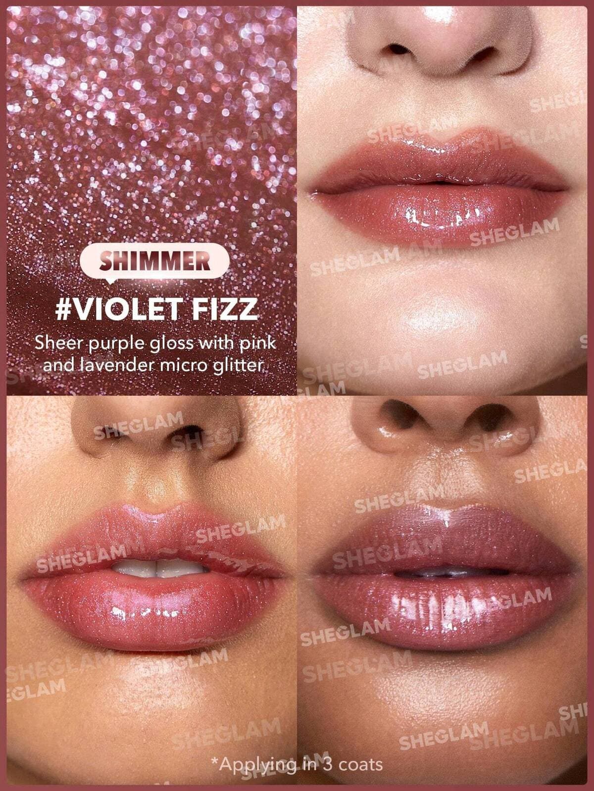 لیپ پلامپر شاین رنگ Violet Fizz — تصویر ۲