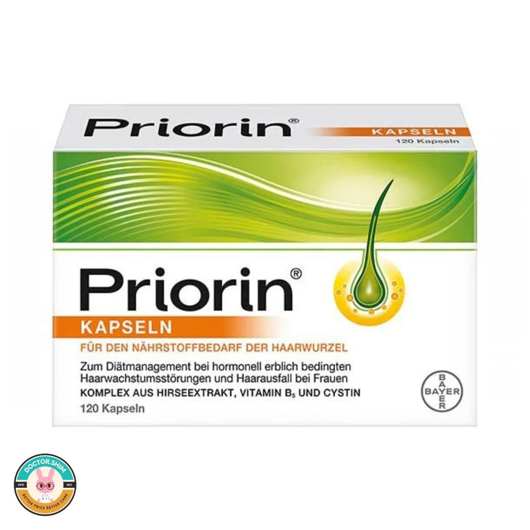 قرص پریورین Priorin ضد ریزش مو هورمونی و ارثی بایر آلمانی اصل — تصویر ۳